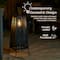Glitzhome® 21.5" Metal Geometric Solar Powered Floor Lantern